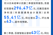 百度Q3财报亮眼：营收达336亿，核心净利润飙升至75.4亿