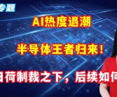 AI巨头狂跌！NVIDIA蒸发1.5万亿、AMD跌超10%：后进者被盯上